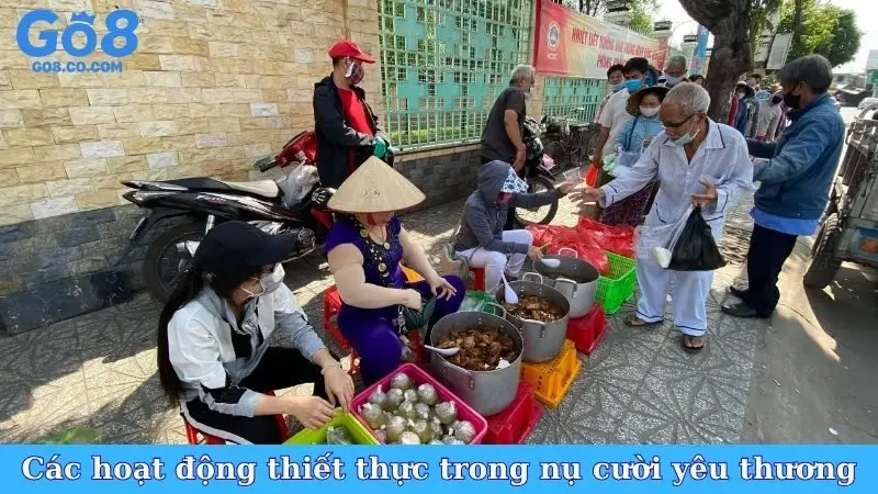 Các hoạt động thiết thực trong nụ cười yêu thương GO8
