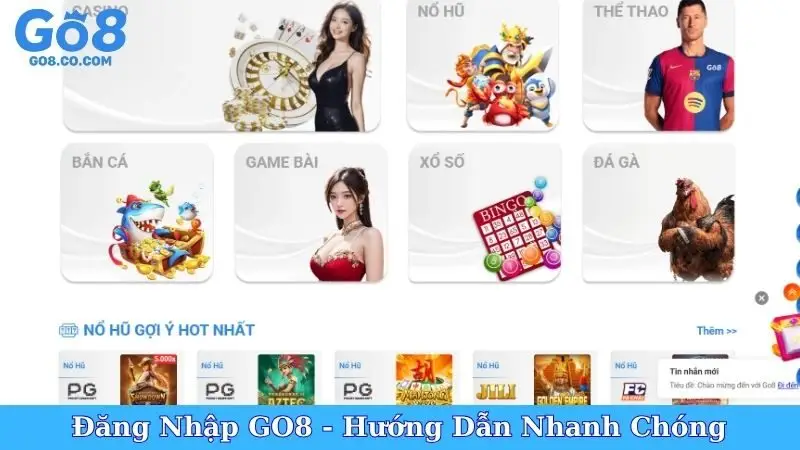 Đăng Nhập GO8 - Hướng Dẫn Nhanh Chóng