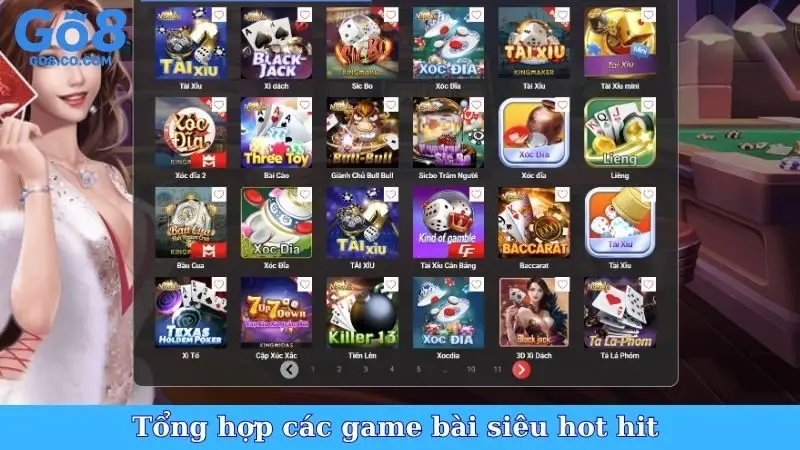 Tổng hợp các game bài siêu hot hit 